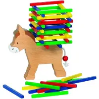 Goki Balance-Spiel Balancieren Esel 12 cm