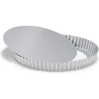 Patisse Quiche-Form mit losem Boden 24 cm Stahl silber