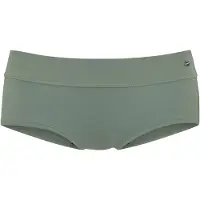 s.Oliver Bikini-Hotpants "Spain", Damen, Gr. 36, N-Gr, grün (oliv), Microfaser, Polyamid, unifarben, Badehosen Bikini-Hotpants, unifarben, Topseller