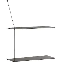 Woud Stedge Regal L60 Black - , Schwarz, Holz
