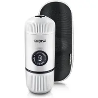 Wacaco Nanopresso Portable Kaffeemaschine Chill Weiß + Koffer