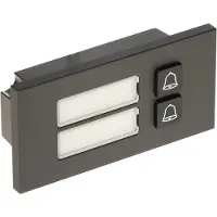 Dahua Technology VTO4202FB-MB2, Ruftasten-Modul, Schwarz, Europe, VTO4202FB, 1000 mm, 30,5 mm