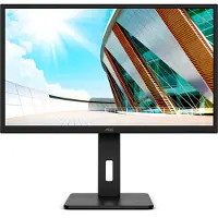 AOC Q32P2 - LED-Monitor - 80 cm (31.5") - 2560 x 1440 QHD @ 75 Hz - IPS - 250 cd/m² - 1000:1 - 4 ms - 2xHDMI, DisplayPort - Lautsprecher - Schwarz