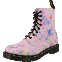 Dr. Martens Stiefel - 1460 Pascal - Pink Rainbow Burst Suede - - 36 - Stiefel