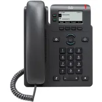 Cisco 6821, IP-Telefon, Schwarz, Kabelgebundenes Mobilteil, Tisch/Wand, 2 Zeilen, Digital