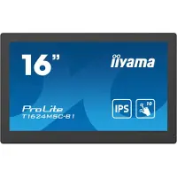 Iiyama T1624MSC-B1, 39,6 cm (15.6"), 1920 x 1080 Pixel, Full HD, LED, 25 ms, Schwarz