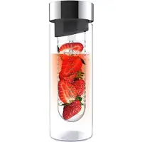 Asobu Wasserflasche Flavour It Smoke Silver 480ml