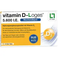 Dr. Loges + Co. GmbH vitamin D-Loges 5.600 I.E. Gel-Tabs, 15 St. Tabletten