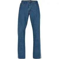 Urban Classics stylische Herren Jeans Reißverschluss Taschen 390 g/m² Blau