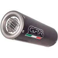 Gpr Exhaust Systems M3 Poppy Ducati Hypermotard 939 16-19 Ref:e4.d.127.1.cat.m3.pp Stainless Steel Slip On Homologierter Schalldämpfer