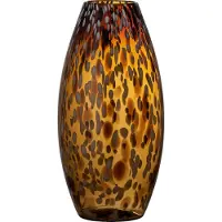 Bloomingville Daraz Vaas | Bruin | Glas | 82057001