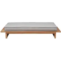 Apple Bee Fußbank Applebee Robinson Bed 190 Teak Grizzle