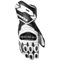 Spidi Carbo 7 Schwarz Weiß Handschuhe Größe 2XL