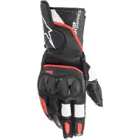Alpinestars SP-2 V3 Schwarz Weiß Bright Rot Handschuhe Größe 3XL