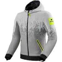 REV'IT! Revit Quantum 2 WB Motorrad Textiljacke, grau/gelb, S