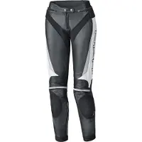 Held Lane II Damen Schwarz Weiß Motorrad Lederhose Größe 22