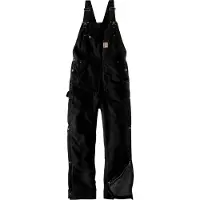Carhartt Arbeitsoverall Firm Duck Insulated Bib Overall Herren Black-XL