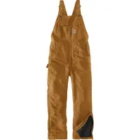 Carhartt Arbeitsoverall Firm Duck Insulated Bib Overall Herren Brown-L