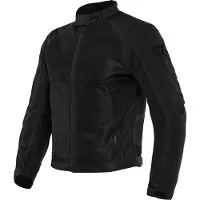 Dainese Sevilla Air Tex Motorrad Textiljacke, schwarz/schwarz, 44