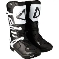 Leatt 3.5 Schwarz-Weiße Motocross-Stiefel Größe 42