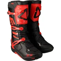 Leatt 3.5 Schwarz-Rote Motocross-Stiefel Größe 47
