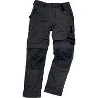 Excess Arbeitshose Champ, Gr. 50, schwarz/schwarz