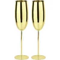 Paderno Sektgläser Mirror Gold (2er-Set)
