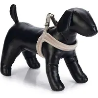 Designed By Lotte Hundegeschirr Velura grau, Größe: S
