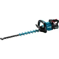 Makita Akku-Heckenschere UH004GD201 XGT, 40Volt, 60cm (blau/schwarz, 2x Li-Ion XGT Akku 2,5Ah)