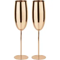 Paderno Sektgläser Mirror Copper (2er-Set)