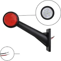 Proplus Umrissleuchte 12/24V rot/weiß/orange 166x193mm LED links im Blister