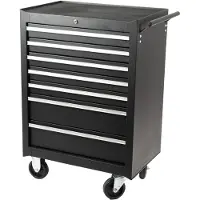 Nobrand Werkzeugwagen 7 Schubladen schwarz