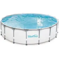 Summer Waves Sommerwellen Schwimmbad Elite Rahmen 488 x 122 cm + Sandfilterpumpe