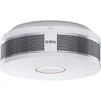 Gira Rauchwarnmelder Dual mit Netzspannung 230 Volt und Dual Sockel