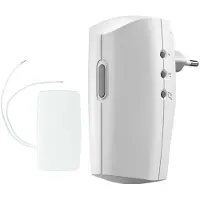 KlikAanKlikUit Plug-in draadloze deurbelset met zender ACDB-8000BC wit
