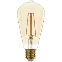 EcoDim ECO-DIM 10041 - LED-Lampe, E27, ST64, 5 W, 400 lm, 2200K, dimmbar, Zigbee