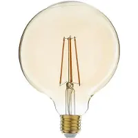 EcoDim ECO-DIM 10042 - LED-Lampe, E27, G125, 5 W, 400 lm, 2200K, dimmbar, Zigbee