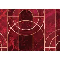 Komar Vliestapete "Digitaldruck Vlies - Pompeux - Größe 400 x 280 cm" bedruckt glatt Wohnzimmer, Schlafzimmer