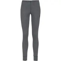 Odlo Lange Unterhose BL Bottom Long Active Warm Eco Steel Grey Melange Damen-XS