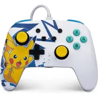 PowerA Enhanced Wired Controller for Nintendo Switch - Pikachu High Voltage - Wired Controller - Nintendo Switch