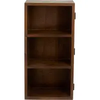 Nordal A/s Nango Wandschrank | 1 Tür | Dunkelbraun | 69302