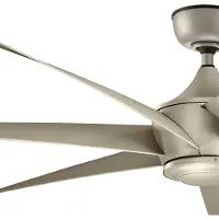 Kichler Lehr leiser Deckenventilator Ø203cm DC-Motor IP44 Aussenbereich + Fernbedienung