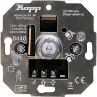 Kopp Unterputz Dimmer Geeignet für Glühlampe Halogenlampe LEDLampe