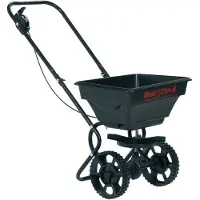 Turfmaster Streuer Schiebe-Modell Drehbarer Streuer - Max. Kapazität 25 kg
