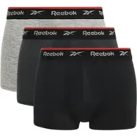 Reebok Boxershorts 3er Set in grau für Herren, Größe: XL. Basic Boxershorts im 3er Set von Reebok