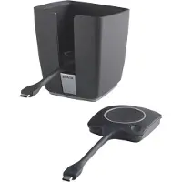 Barco ClickShare Button und Tray im Paket, Schwarz, Tisch/Bank, , Kabelgebunden, ClickShare Tray, 2 Buttons
