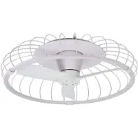Mantra-Iluminacion Nature LED-Deckenventilator, weiß, CCT App, Ø 79 cm - Mantra , Nature, dimmbar, Weiß, für Wohnzimmer, Kunststoff