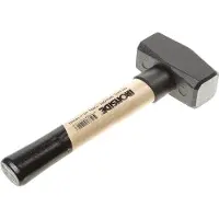 Ironside IR101022, Vorschlaghammer, Stahl, Holz, Schwarz, Holz, 1,25 kg