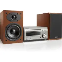 Denon D-M41DAB silber/kirsch HiFi-System mit CD und Bluetooth