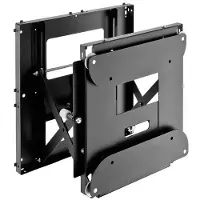 Hagor VWH-1 Small - Klammer - Click-Out - für Videoleinwand - Schwarz - Bildschirmgröße: 81-102 cm (32"-40")